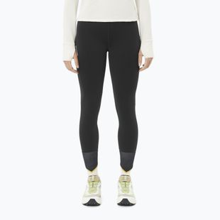 Leggings da corsa donna Salomon Shakeout Core Warm nero profondo