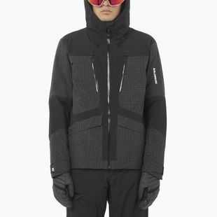 Giacca da sci da uomo Salomon Spark deep black