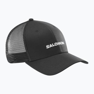 Cappellino con visiera Salomon Logo Trucker deep black