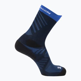 Calzini Salomon Aero Crew maritime blue/bluing/white