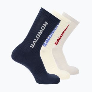 Calzini Salomon Everyday Crew 3 pairs spellbound/vanilla ice/lunar rock