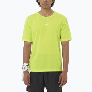 Maglietta da running da uomo Salomon Shakeout Core acid lime
