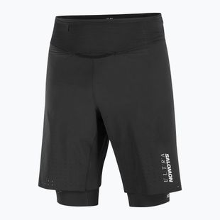 Pantaloncini da corsa da uomo Salomon S/Lab Ultra 2IN1 deep black