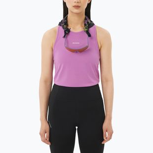 Canotta da running da donna Salomon Shakeout Core Tank iris orchid