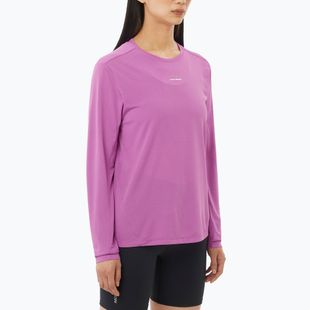 Maglia a maniche lunghe da running da donna Salomon Shakeout Core iris orchid