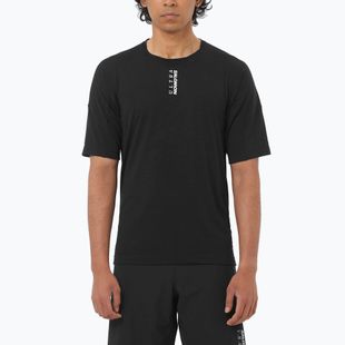 Maglietta da running da uomo  Salomon Ultra Tee deep black