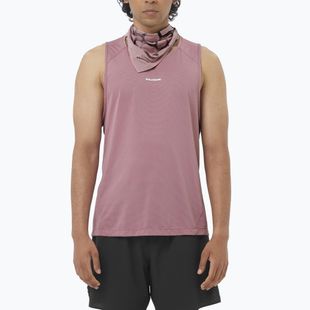 Canotta da running da uomo Salomon Shakeout Core Tank dusky orchid