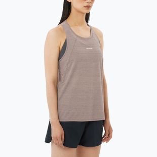 Maglietta da running da donna Salomon SHAKEout Air Tank iron