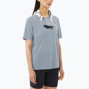 Maglietta da running da donna Salomon Shakeout Core trade winds