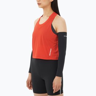Canotta da corsa da donna Salomon Sense Aero Short Tank fiery red