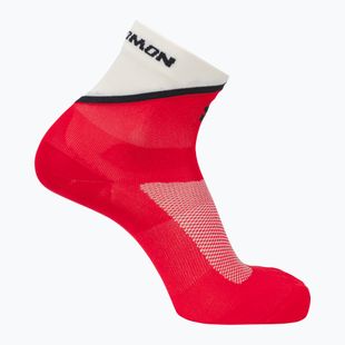 Calzini Salomon Pulse Ankle fiery red/vanilla ice/black