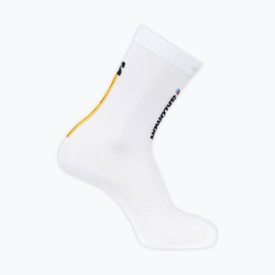 Calzini Salomon Pulse Race Flag Crew white