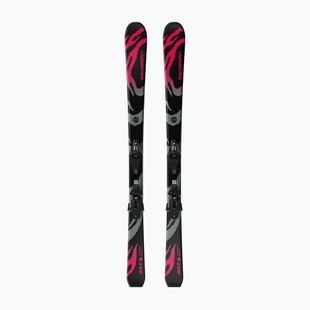 Sci alpini da bambino + attacchi Salomon QST Jr Black S + C5 GW black/neon punch