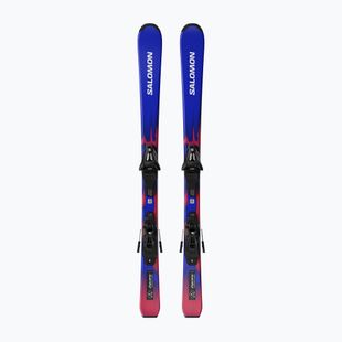 Sci alpini da bambino + attacchi Salomon Equipe Jr S + C5 GW race blue/equipe red