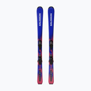 Sci alpini da bambino + attacchi Salomon Equipe Jr M + C5 GW race blue/equipe red