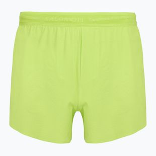 Pantaloncini da running da uomo Salomon Sense Aero SPLT 3 "acid lime"