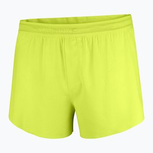 Pantaloncini da running da uomo Salomon Sense Aero SPLT 3 "acid lime"