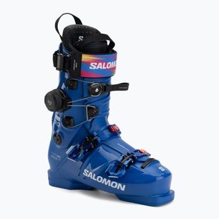 Scarponi da sci da uomo Salomon S/Pro Alpha C BOA 130 race blue/white/equipe red