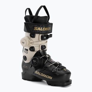 Scarponi da sci donna Salomon S/PRO Supra Dual Boa 105 W black/ birch/gold met