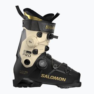 Scarponi da sci donna Salomon S/PRO Supra Dual Boa 105 W black/ birch/gold met