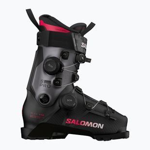 Scarponi da sci donna Salomon S/PRO Supra Dual Boa 115 W black/beluga met/raspberry