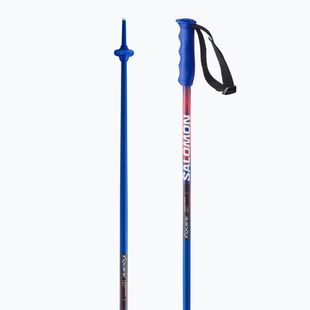 Bastoncini da sci bambini Salomon Equipe ALU Jr race blue/red