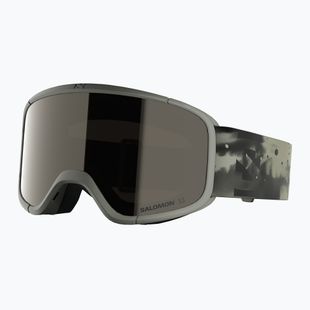 Maschera da sci Salomon Aksium 2.0 S S3 castor gray/ml black