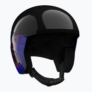 Casco da sci per bambini Salomon Equipe Fis Jr black/flames