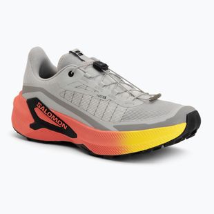 Scarpe da corsa uomo Salomon Genesis 2 gray violet/safety yellow