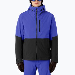 Giacca da sci da uomo Salomon Highland clematis blue/deep black
