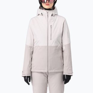 Giacca da sci da donna Salomon Highland white sand/silver cloud