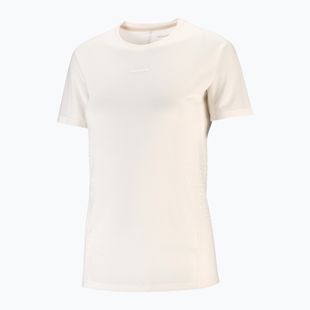 Maglia da running da donna Salomon Sense Aero GFX Tee SS whisper white/raind day/bright white