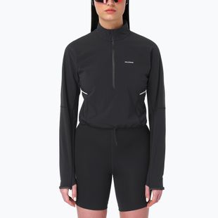 Felpa donna Salomon Sense Aero Hybrid CP PLVR deep black