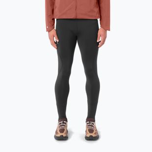 Leggings da running uomo Salomon Shakeout Core Warm Tights deep black