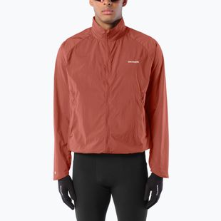Giacca da corsa da uomo Salomon Shakeout Fly burnt umber