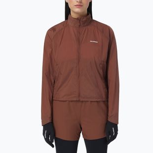 Giacca da running da donna Salomon Shakeout Fly burnt umber