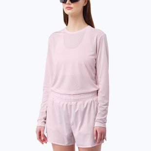 Longsleeve da running donna Salomon Shakeout Core LS Tee icy pink