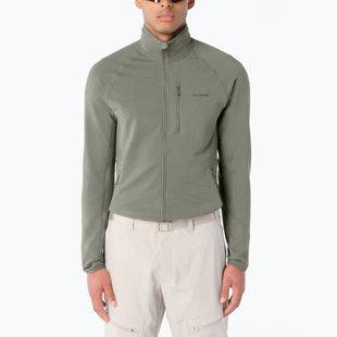 Felpa da trekking uomo Salomon Essential Lightwarm Full Zip castor gray