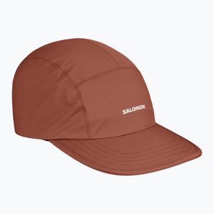 Cappellino con visiera Salomon Bonatti Pro 5 Panel burnt umber