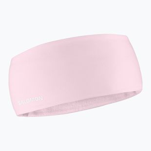 Fascia per la testa Salomon Run Tech Headband icy pink