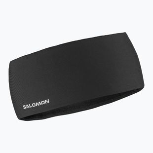 Fascia per la testa Salomon Run Tech Headband deep black
