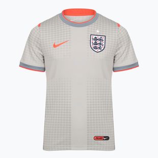 Maglietta da calcio per bambini Nike England Pre-Match pewter grey/bright crimson