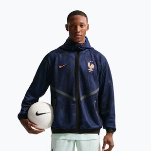 Giacca da calcio da uomo Nike FFF Dri-FIT Soccer Anthem blackened blue/metallic copper