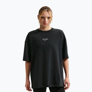 T-shirt donna Nike Dri-Fit black/white/white