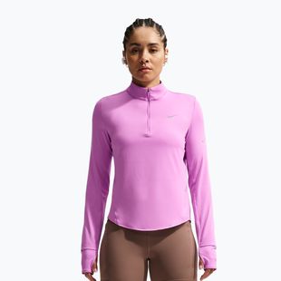Felpa da corsa da donna Nike Swift Dri-FIT UV 1/4-Zip light magenta