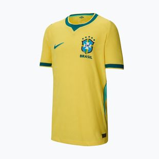 Maglietta da calcio per bambini Nike Brazil 2026/27 Match Home canary/light mint/geode teal