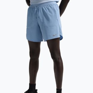 Pantaloncini da running da uomo Nike Stride Dri-Fit Brief-Lined 7" work blue