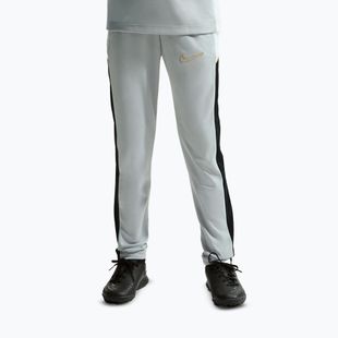 Pantaloni da bambino Nike Academy Dri-Fit Jr light smoke grey/white/black/metallic gold