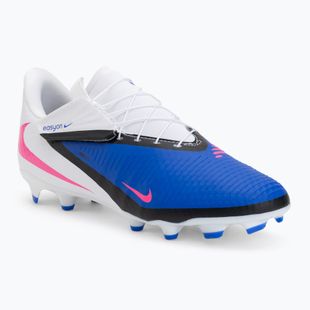 Scarpe da calcio uomo Nike Phantom 6 Low Academy EasyOn FG/MG racer blue/white/pink blast