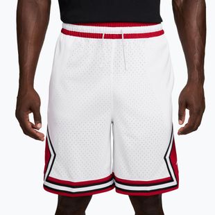 Pantaloncini da basket uomo Nike Jordan Sport Dri-FIT 9" Diamond white/gym red/white